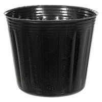 日本ポリ鉢販売 ノーマルポット 黒丸 90 3号 100個セット 328654 1個（直送品）