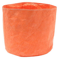 リーフ 鉢カバー 軽量鉢カバー 3号用 オレンジ 930265 1個（直送品）