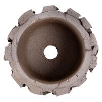 リーフ 鉢 信楽焼 COM WORK STUDIO作 LLBー8 930596 1個（直送品）