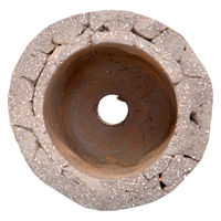 リーフ 鉢 信楽焼 COM WORK STUDIO作 WBLLー3 930608 1個（直送品）