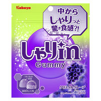 グミ 食べきりサイズ しゃりinグミ　グレープ 1セット（1個×10）