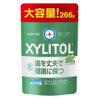 ガム キシリトールガム ライムミント 大容量パウチ 266g 1セット（1個×3）