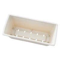 リッチェル プランター ステッチ 32型N プレート付き アイボリー 305620 1個（直送品）