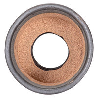 かみ山陶器 盆栽鉢 信楽焼 植木鉢 黒マット 寸胴 4号 294855 1個（直送品）