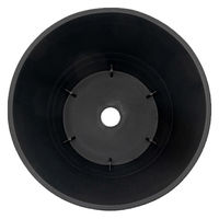 明和 鉢 セラアート 平鉢 27号 黒 242779 1個（直送品）