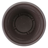 スドー メダカの深鉢 黒茶 13号+メダカ鉢の保護ネット 丸型(中) 305524 1個（直送品）