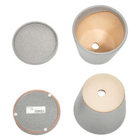 陶里 コーノ グレー 受け皿付き 307094 1個（直送品）