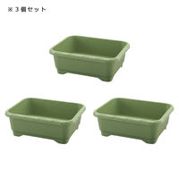 リッチェル プランター 緑のやさいプランター 50型(グリーン) 87028 1セット(3個)（直送品）