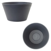 リーフ 睡蓮鉢 オリジナル睡蓮鉢 グレー 同色2鉢セット 242372 1個（直送品）