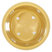 三浦園芸 鉢 ハイミニ ビビ スモーキーの鉢 マスタードイエロー 298074 1個（直送品）