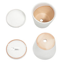 陶里 コーノ ホワイト 受け皿付き 307093 1個（直送品）