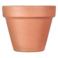 陶里 ドイツ製テラコッタポット (内径4.12×高さ3.95cm)穴あり 307915 1個（直送品）