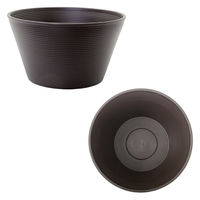 リーフ 睡蓮鉢 オリジナル睡蓮鉢 ブラウン 同色2鉢セット 242373 1個（直送品）