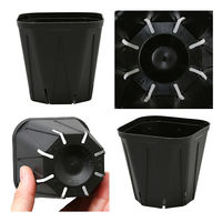 兼弥産業 スリット鉢 KP90 黒 50個入り 102923 1個（直送品）