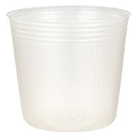 日本ポリ鉢販売 ノーマルポット 半透明 60 2号 100個セット 328655 1個（直送品）