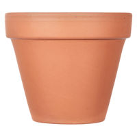 陶里 ドイツ製テラコッタポット (内径10.42×高さ9.72cm)穴あり 307958 1個（直送品）