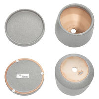 陶里 フラン グレー 受け皿付き 307091 1個（直送品）