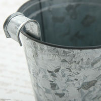 ケー・イー・アイ 鉢 シルバーカケバケツ 3号 334694 1個（直送品）