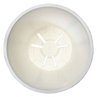 明和 鉢 セラアート 長鉢 5号 白 275771 1個（直送品）