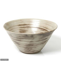 リーフ 睡蓮鉢 国産 手作り睡蓮鉢 益子焼 彩(SAI) 渦潮 信楽 65202 1個（直送品）