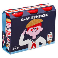 ポテトチップス カジュアルギフト ふくや　めんたいポテトチップス 3本入 1セット（1個×6）
