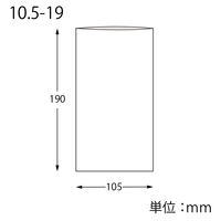 SWAN ピュアパック OPP袋 S10.5-19 幅105×高190mm 透明封筒 1袋（100枚入）006798551 シモジマ