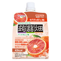 ゼリー 個包装 お配り菓子 クラッシュタイプの蒟蒻畑プラス　ブラッドオレンジ味 1セット（1個×12）