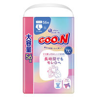 グーン おむつ パンツ Lサイズ（9～14kg）1セット（56枚入×3パック）大容量 ウルトラジャンボ 長時間でもモレ0へ 大王製紙