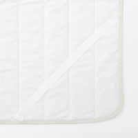 無印良品 綿 サッカー織 敷パッド Ｓ １００×２００ｃｍ グリーン 良品計画