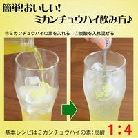 富士白 ミカンチュウハイの素 25度 600ml 瓶 1本 中野BC リキュール チューハイの素