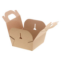 シモジマ 食品箱 NFネオクラフト キャリーフードBOX S 004248307 1セット(1袋(20個入)×8)（直送品）