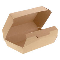 シモジマ 食品箱 NFネオクラフト ランチBOX S 004248316 1セット(1袋(20個入)×8)（直送品）