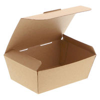 シモジマ 食品箱 NFネオクラフト スナックBOX S 004248319 1セット(1袋(20個入)×12)（直送品）