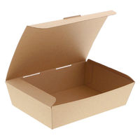 シモジマ 食品箱 NFネオクラフト スナックBOX M 004248320 1セット(1袋(20個入)×8)（直送品）