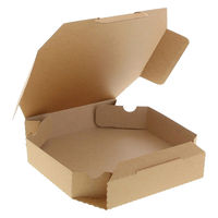 シモジマ 食品箱 NFネオクラフト ピザBOX 8インチ用 004248325 1セット(1袋(10個入)×10)（直送品）