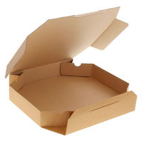 シモジマ 食品箱 NFネオクラフト ピザBOX 10インチ用 004248326 1セット(1袋(10個入)×10)（直送品）