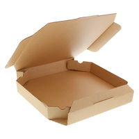 シモジマ 食品箱 NFネオクラフト ピザBOX 12インチ用 004248327 1セット(1袋(10個入)×5)（直送品）