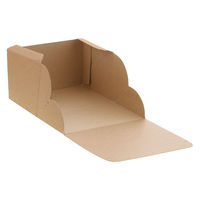 シモジマ ケーキ箱 ネオクラフト ケーキBOX 10.5×15 004248401 1セット(1袋(20個入)×5)（直送品）