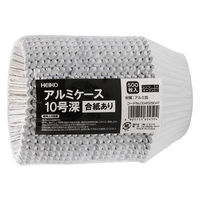 シモジマ おかずケース ヘイコーアルミケース 10F 合紙あり 500枚入 004529047 1セット(1本(500枚入)×30)（直送品）