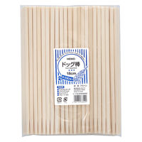 シモジマ ヘイコードッグ棒 18cm 約100本 004636906 1セット(1袋(約100本入)×10)（直送品）