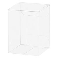 シモジマ 箱 ギフトボックス クリスタルBOX V 40×40×55 006850101 1セット(1袋(10枚入)×10)（直送品）