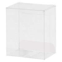 シモジマ 箱 ギフトボックス クリスタルBOX V 60×40×70 006850106 1セット(1袋(10枚入)×10)（直送品）