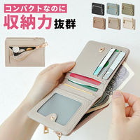 ディーエーピーネットワーク スリムミニウォレット コイン収納つきパスケース カーキ bon033_KH 1個（直送品）