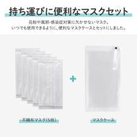 MSソリューションズ トラベルセット マスク(個包装マスク5枚+マスクケース) PL-MST03TRVL02 1個（直送品）