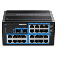 TRENDnet 26ポート 堅牢 産業用ギガビットDINレールスイッチ TI-G262 1台（直送品）