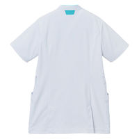 住商モンブラン スクラブ 兼用 半袖 白/ターコイズ/ターコイズ 4L MS007-0133 1枚（直送品）