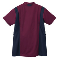 住商モンブラン スクラブ 兼用 半袖 ネイビー/ワイン 8L MS008-8272 1枚（直送品）