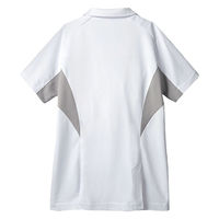 住商モンブラン ナースジャケット 半袖 白/ターコイズ 9L MN357-14 1枚（直送品）