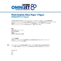 OMNIJET STUDIO Photo Realistic Gloss PP-bag 175gsm  A4 20枚（直送品）