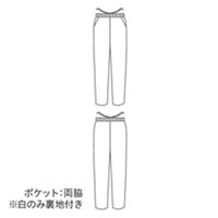 住商モンブラン パンツ 兼用 総ゴム 白 LL MB005-01 1枚（直送品）